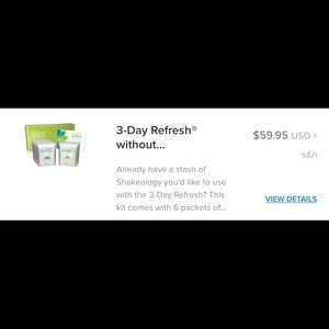 Beachbody 3 day refresh bran new